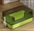 Open Top Cat Litter Box with Tall Splash-Proof Sides