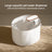 3L pet water fountain with carbon filter, detail and texture view