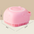 Silicone Dog Bath Brush with Shampoo Dispenser, Soft Massage Bristles