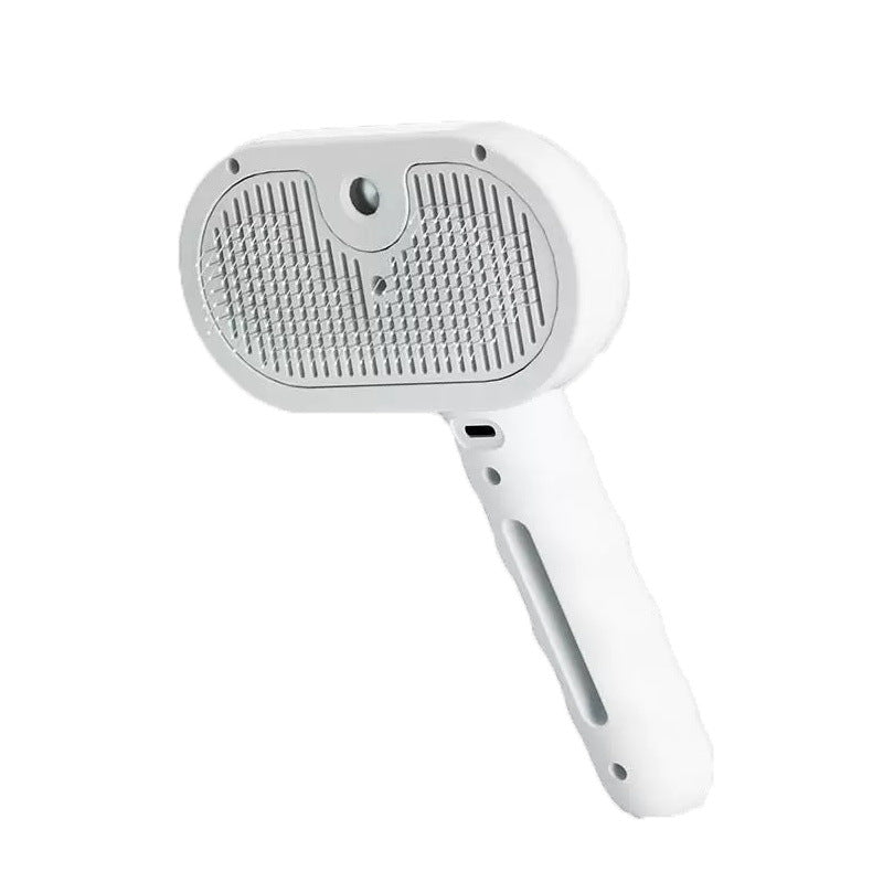 Dual-Sided Pet Spray Comb with Leave-In Essence for Detangling