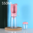 Portable Pet Food and Water Cup with Cute Ear Design in 350ml or 550ml Sizes