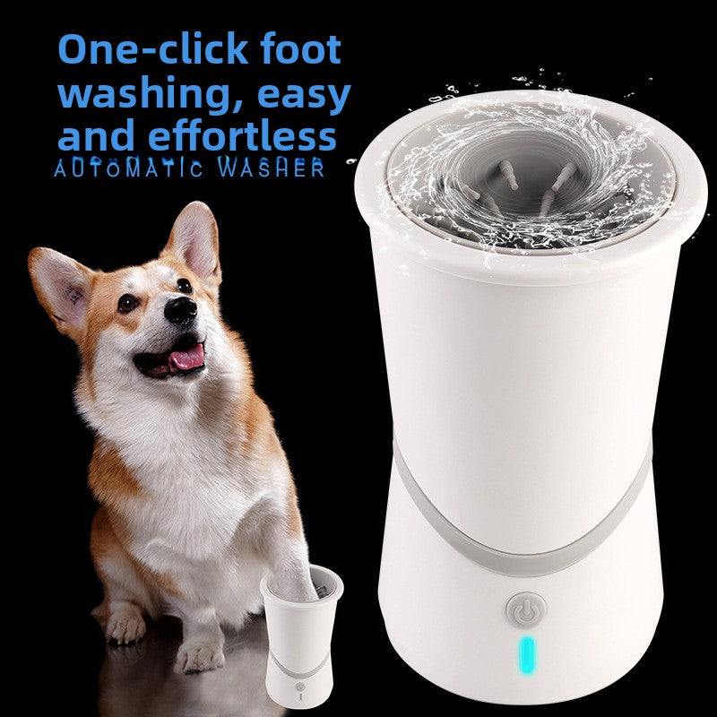 Automatic Paw Washing Cup for Dogs with USB Charging