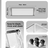 Open Stainless Steel Cat Litter Box, Low Entry for Kittens and Cats