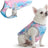 Lightweight tie-dye summer dog vest in polyester, product image 1