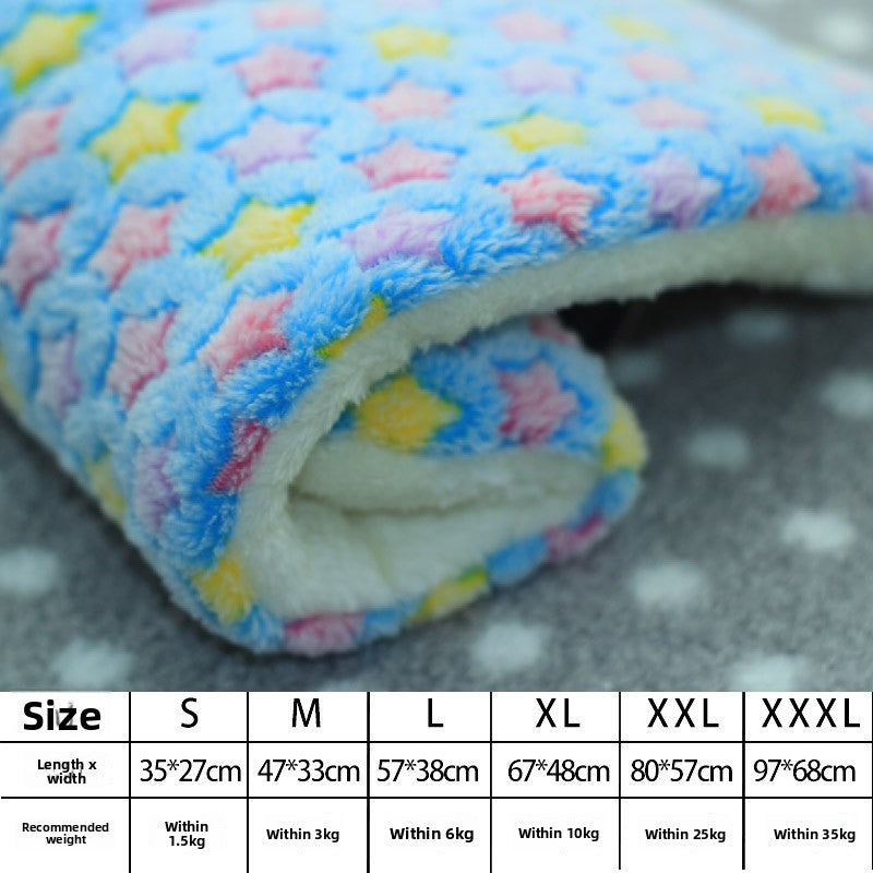 Thick soft pet blanket mat for dogs and cats, printed design, view 42 of 95