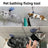 Pet bath restraint with suction cup holder and blue tether