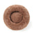 Plush shell cat bed with warm padding in light grey, photo 14