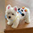 White big face puppy print summer dog vest, in White Puppy Face, image 9