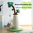 Vertical cat scratching post with a hanging carrot toy