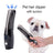 Rechargeable Pet Hair Trimmer with Hair Suction for Dogs and Cats