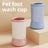 Silicone Dog Paw Washing Cup with Massage Bristles