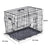Foldable wire pet crate with removable tray, detail photo 4