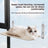 Cat window hammock with breathable mesh, shown in 4 colours and styles