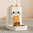 Detachable Split-Type Cat Feeder and Water Bowl Set with Measure Markings