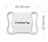 Lightweight pet locator tag for collars in Black Plain, in use with a pet