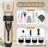 Ceramic Blade Pet Shaver with Guide Combs and Spare Blade Heads