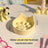 Flower-Shaped Ceramic Slow Feeder Pet Bowl with Wooden Stand for Cats and Dogs