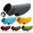Reversible polar fleece dog vest for winter warmth in Hemp Grey, front view