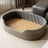 Plush pet bed with raised rim for dogs and cats, photo 3 of 18