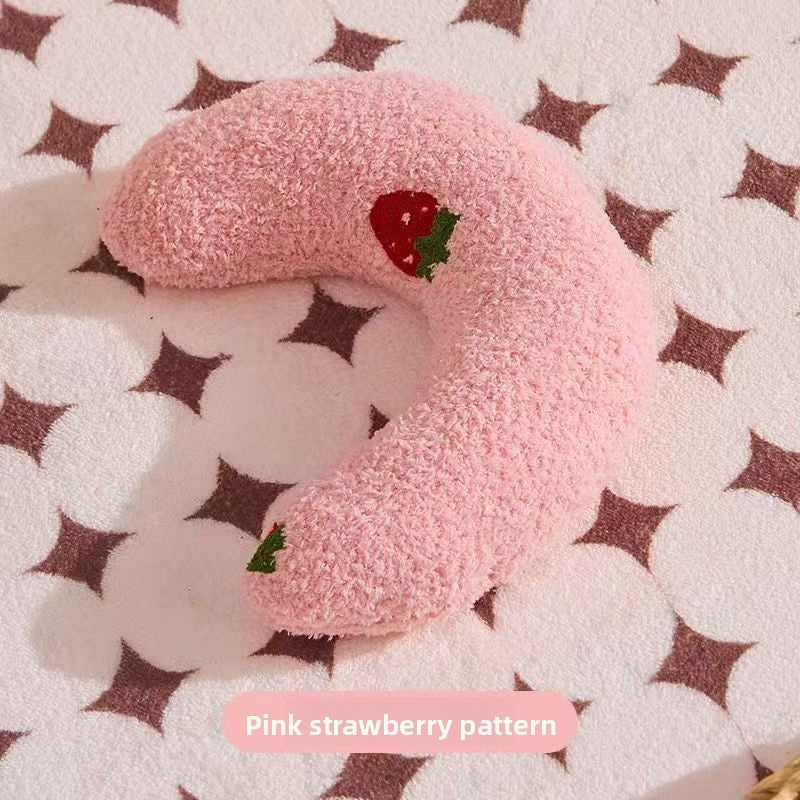 Lightweight U-shaped pet pillow pad with cotton filling, product image 8