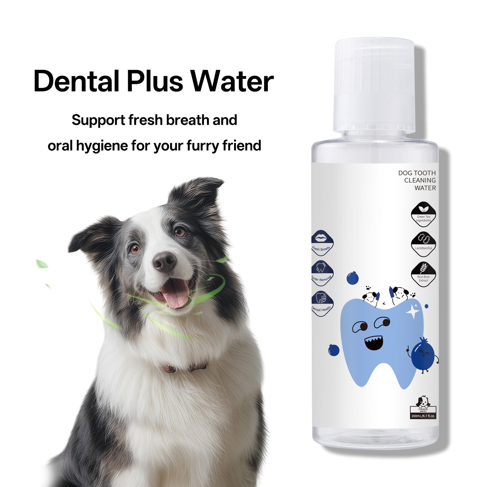 Pet Oral Rinse Water Additive for Cats and Dogs, Fresh Breath