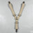 Adjustable elastic dog diaper suspender strap in plaid pattern, view 42