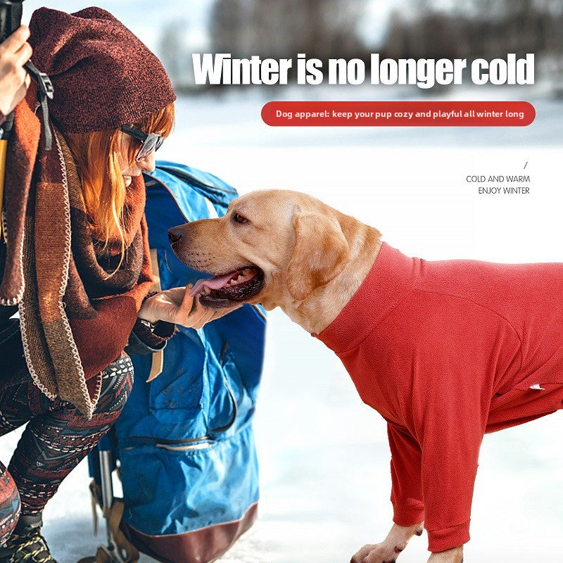 Fleece lined four leg dog hoodie, available in 2 colours, image 2