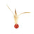 Bouncy cat toy ball with feathers, additional product photo