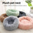 Round plush pet nest bed, photo 1 of 25