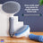 Press-to-Release Self-Cleaning Pet Comb with Protective Beads