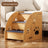 Carpeted pet ramp stairs with non-slip surface for beds, photo 7