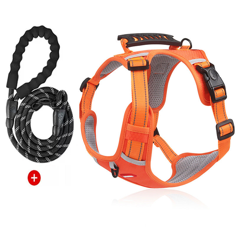 Adjustable burst-resistant dog harness, available from Pet Royale UK