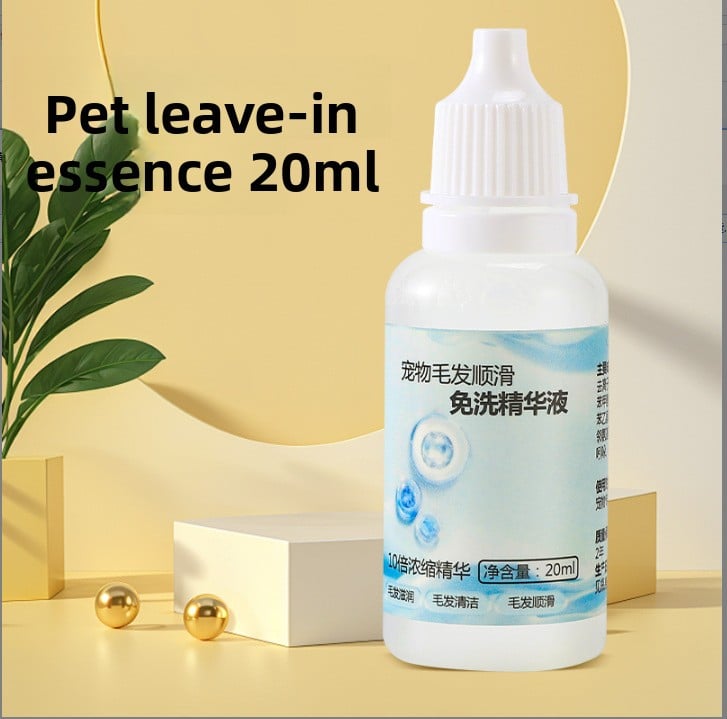USB rechargeable pet spray massage comb in Coffee, top view