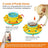 Press-Type Automatic Pet Feeder Toy for Aquatic Pets, Interactive Food Dispenser