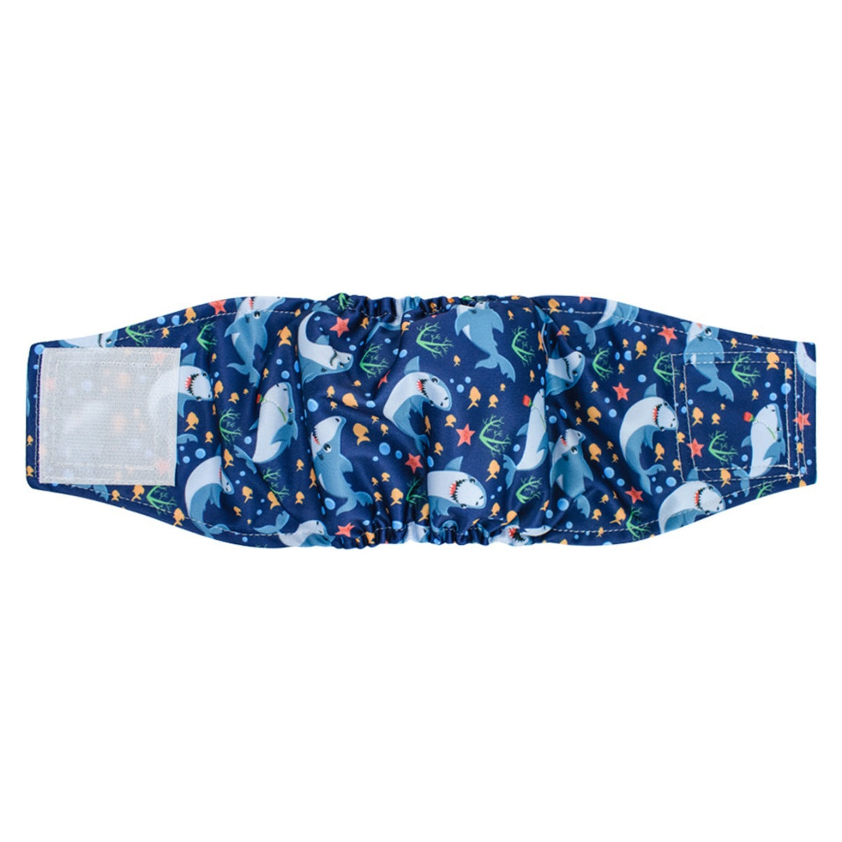 Washable Reusable Male Dog Diaper with Leak-Proof Absorbent Layer, Sizes S to XL