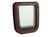 White ABS pet door flap for wooden and glass doors, photo 6
