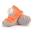 Soft sole small dog shoes with anti-slip Oxford base, material detail