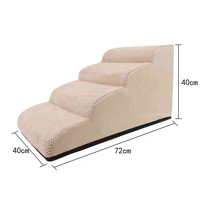Soft sponge pet steps with fabric cover, detail photo 6