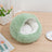 Semi-enclosed shell cat bed with plush lining, detail photo 13