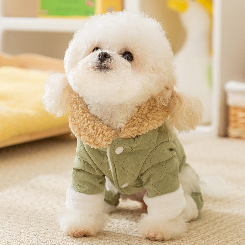 Four leg quilted winter dog suit, available in 8 styles, image 3