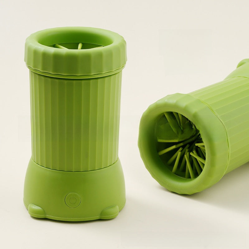 Electric Silicone Paw Washing Cup with Massage, USB Rechargeable