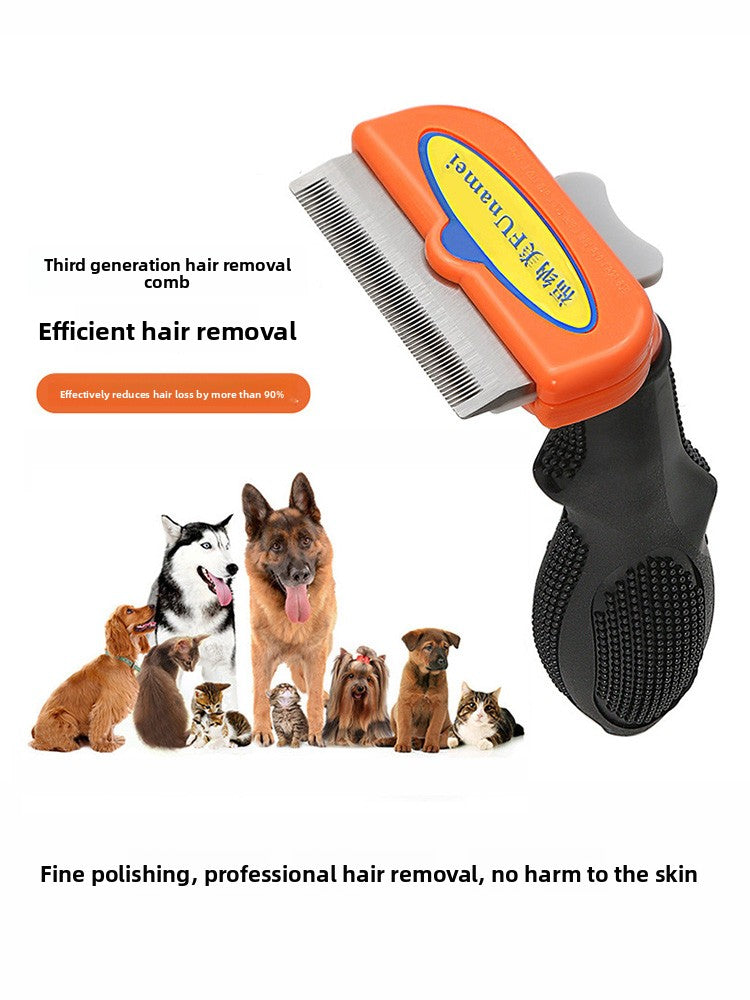 Deshedding Brush for Dogs and Cats, Short and Long Hair Coats