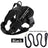Vest dog harness with braided rope lead set in red, product image 24