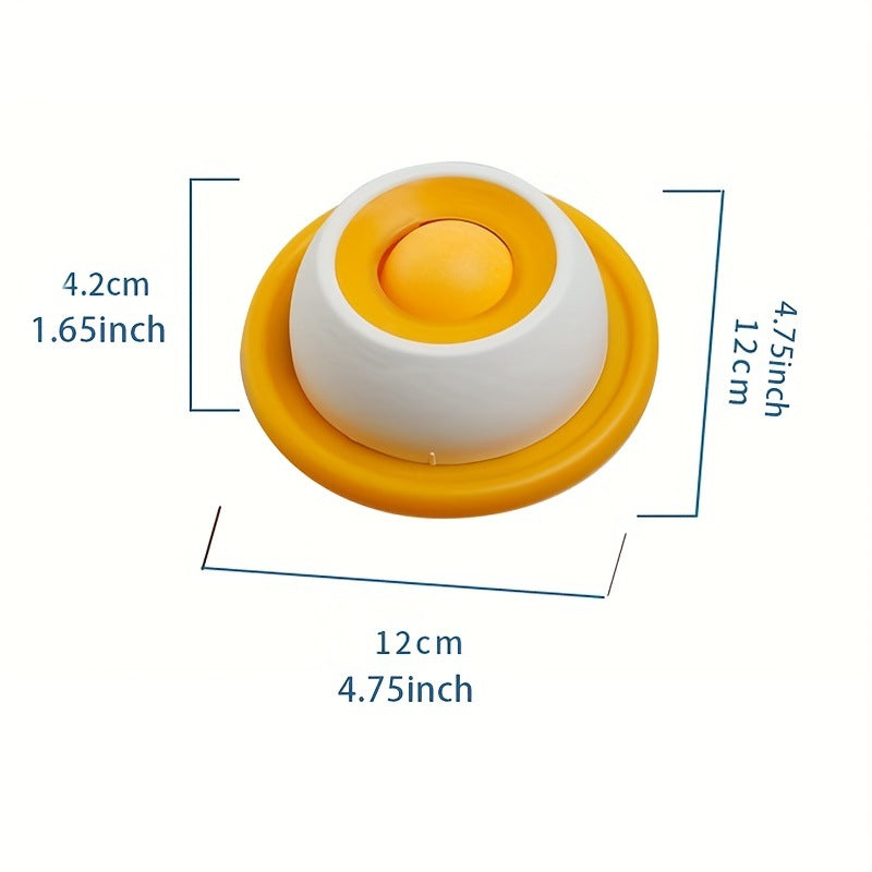 Anti-Spill Pet Slow Feeder Lick Tray for Cats and Dogs, Durable Plastic