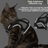 Reflective nylon harness for cats and small dogs in olive green, product image 2
