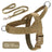 Reflective tactical nylon dog harness, main product photo