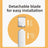 Double Cutter Head Pet Hair Clipper, Quiet Rechargeable Shaver