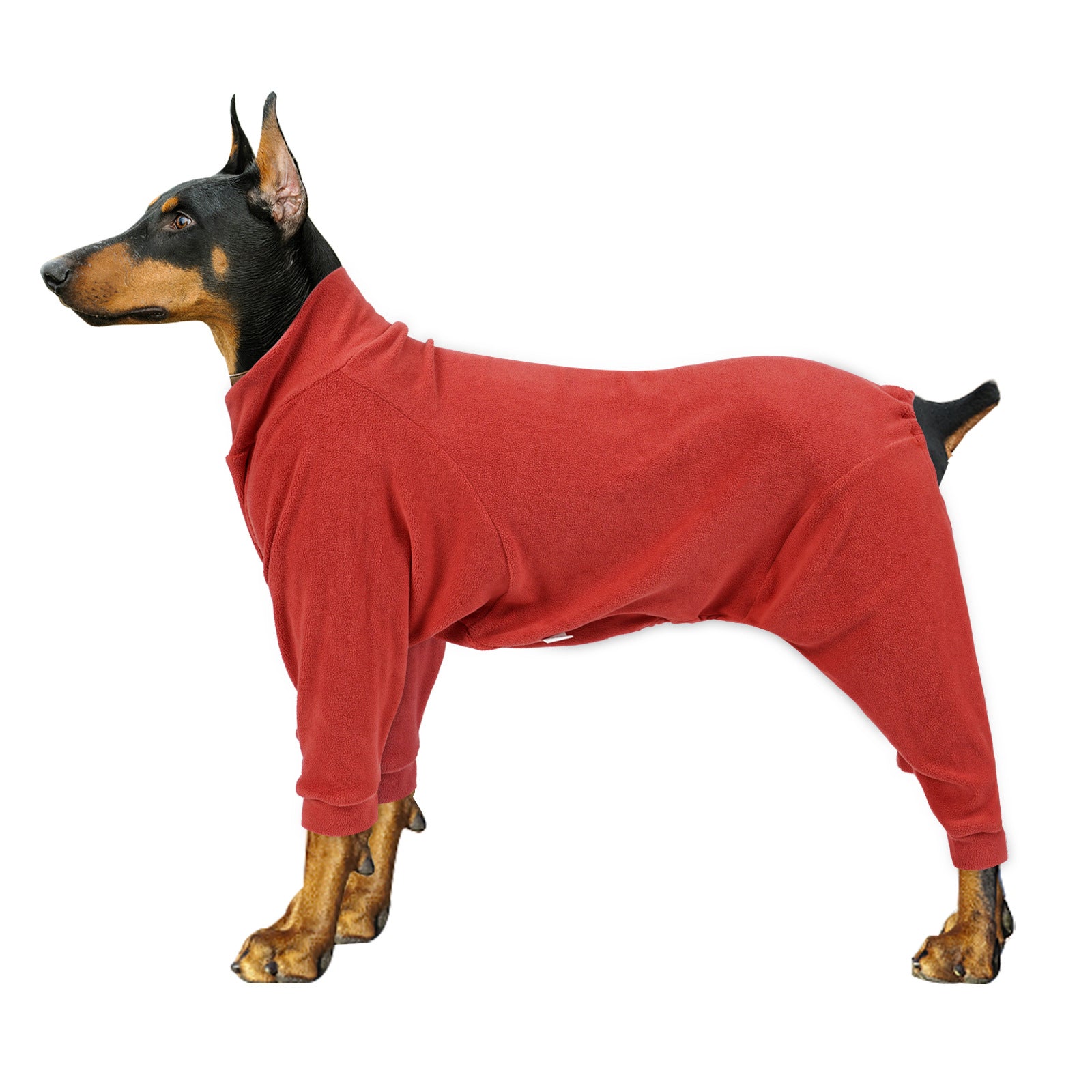 Fleece lined four leg dog hoodie, available in 2 colours, image 6