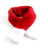 Christmas velvet pet scarf and hat set in Set 3, close-up detail