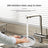 304 Stainless Steel Pet Water Fountain, 2.2L Circulating Dispenser with Filter System